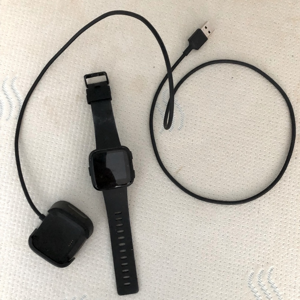 Black Fitbit Versa